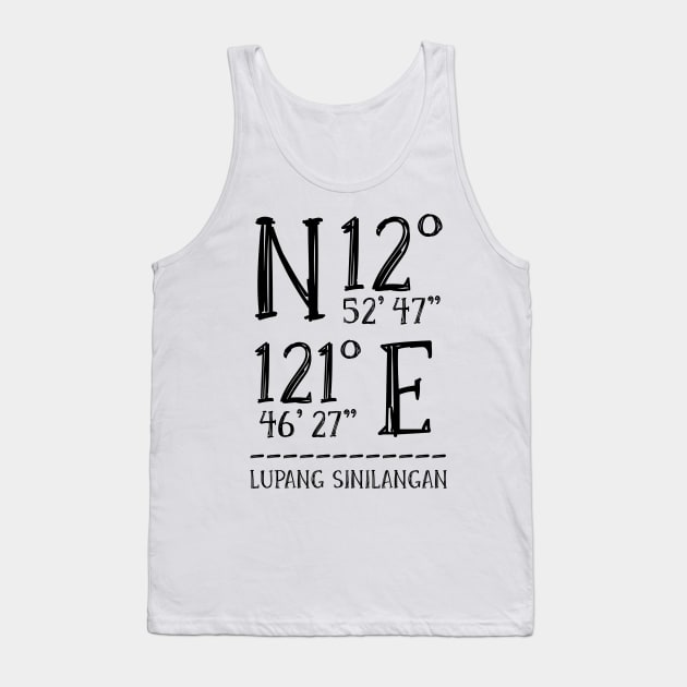 Philippines Coordinates Tank Top by wearthistee